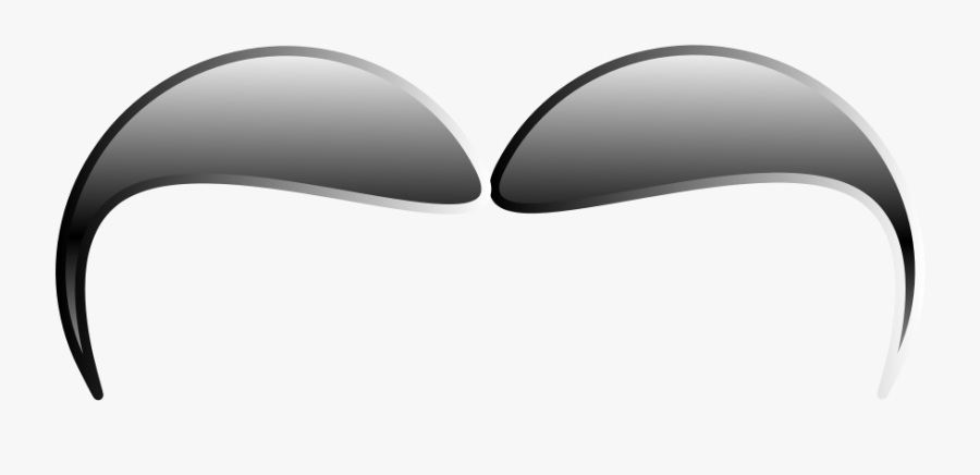 Mustache Svg Clip Arts - Beyaz Bıyık Png, Transparent Clipart