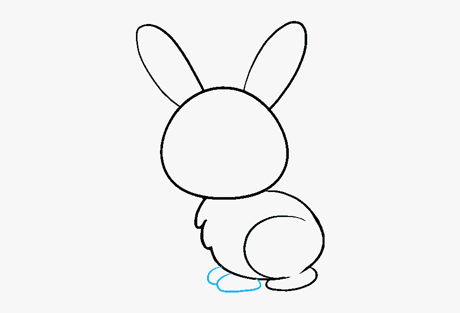 Clip Art Bunny Really Easy Drawing, Transparent Clipart