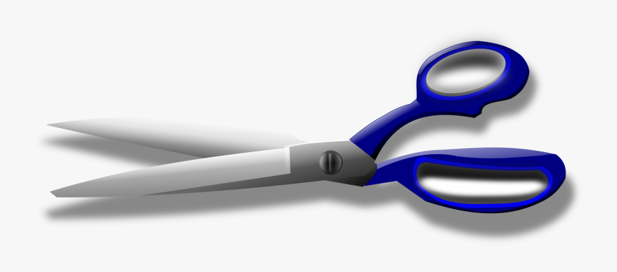 Scissors Blue Clip Arts - Gunting Png Hd, Transparent Clipart