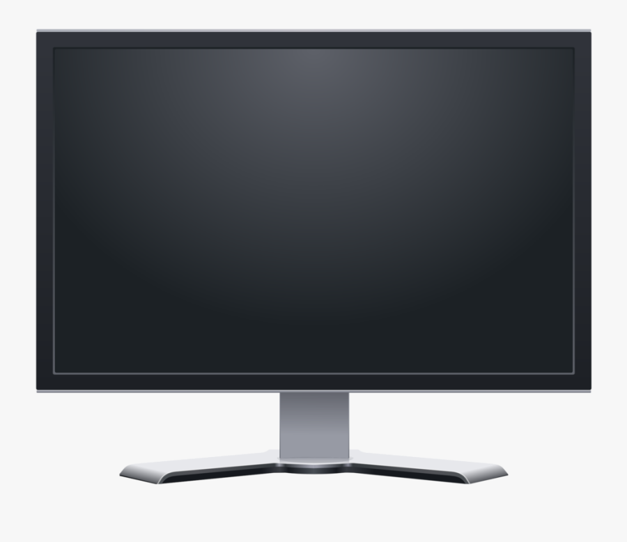 Computer Monitor,output Device,lcd Tv - Lcd Monitor Clip Art, Transparent Clipart