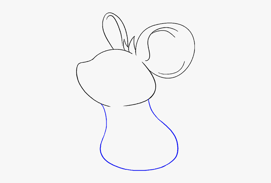 Clip Art How To Draw An Ear - Line Art, Transparent Clipart