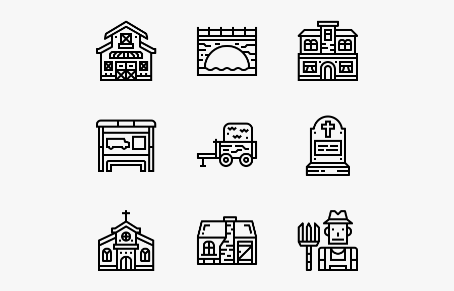 Village - Product Line Manager Icon, Transparent Clipart