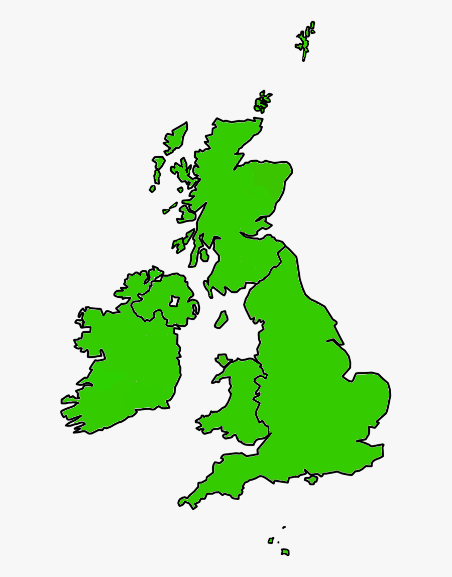 Farm Clipart Pastoral Farming - British Isles Population Density Map, Transparent Clipart