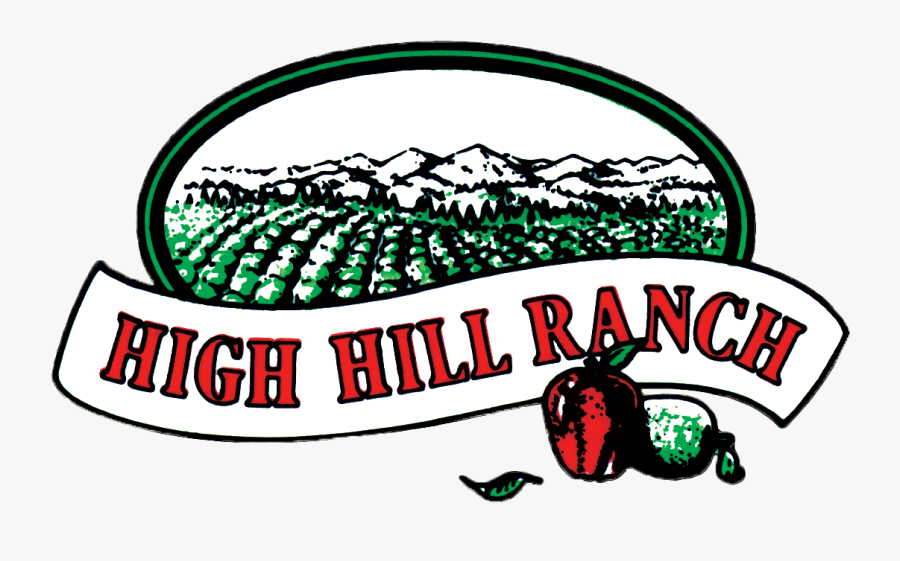 Discover Apple Products Made On The Apple Hill Farm - High Hill Ranch Logo, Transparent Clipart