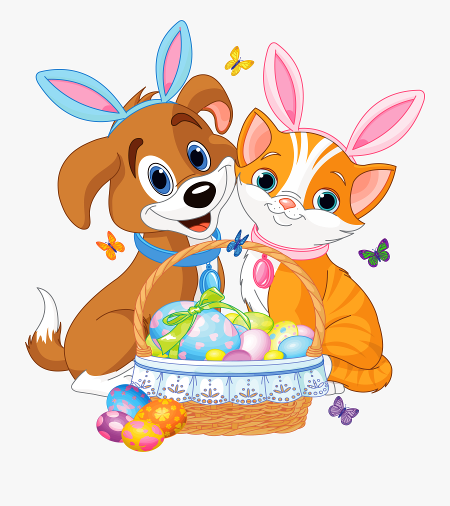 Easter Clipart Puppy - Easter Puppy Clipart, Transparent Clipart