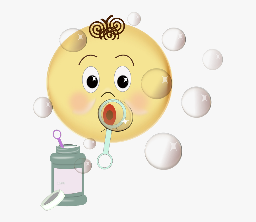 Blowing Bubbles Png Images - Blowing Bubble Cartoon Gif, Transparent Clipart