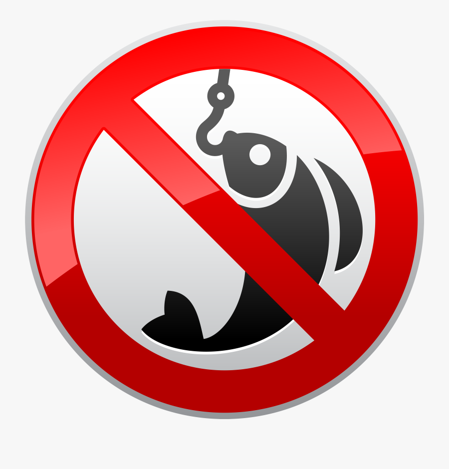 No Fishing Prohibition Png Clipart, Transparent Clipart