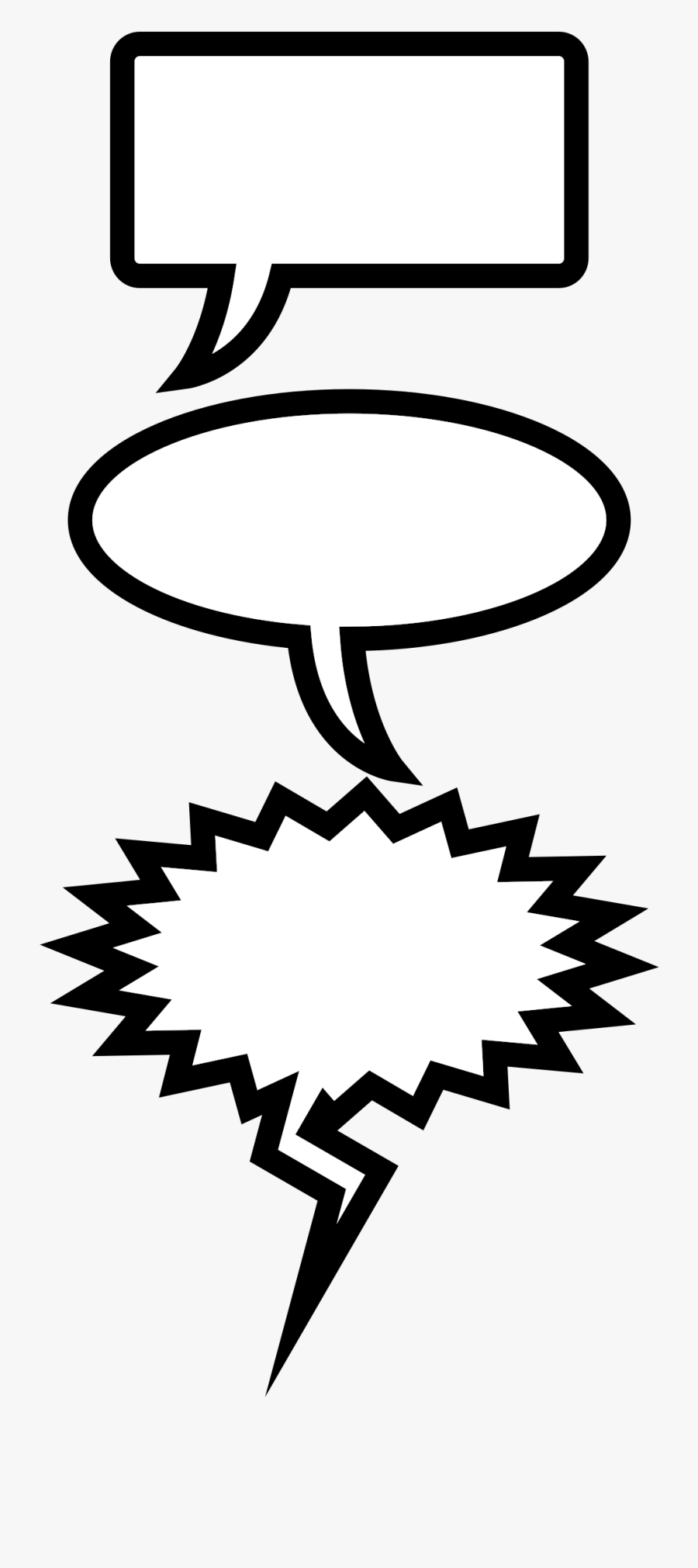 Speech Bubbles, Transparent Clipart