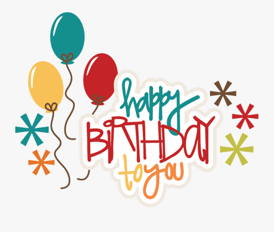 Celebration Clipart Birthday Stuff - Happy Birthday To U Ji, Transparent Clipart