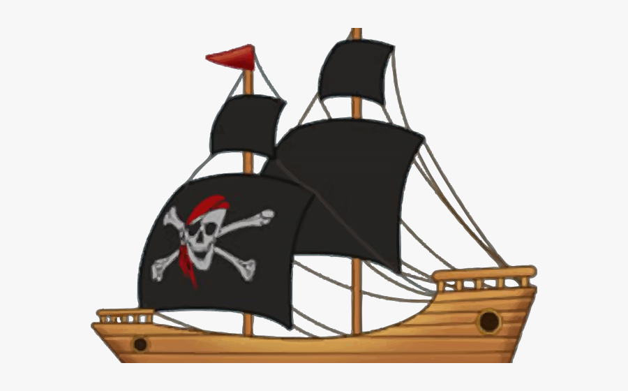 Transparent Background Pirate Ship Clipart, Transparent Clipart
