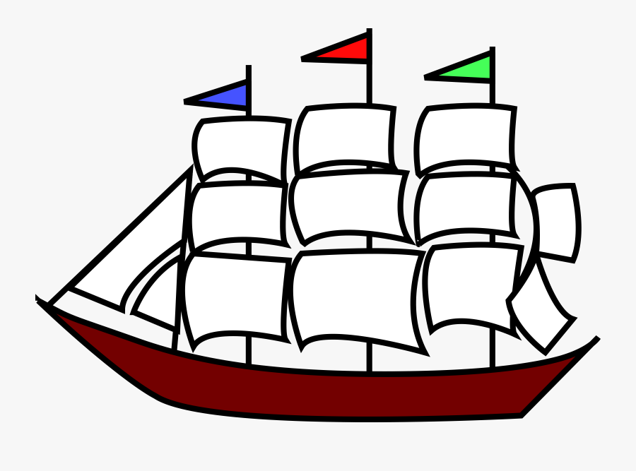 Ship Clipart Sailing Ship - Clip Art Sailing Ship, Transparent Clipart