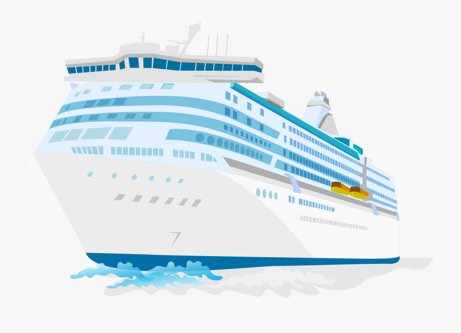 Cruise Ship Cartoon - Cruise Ship Cartoon Png, Transparent Clipart