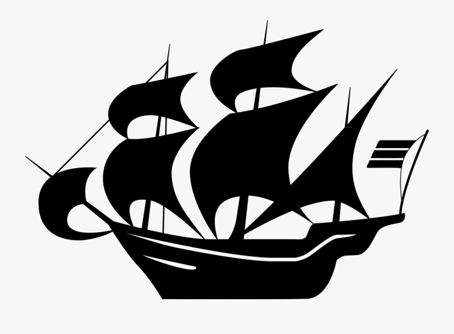 Sailing Flower Free On - Sailing Ship Clipart, Transparent Clipart