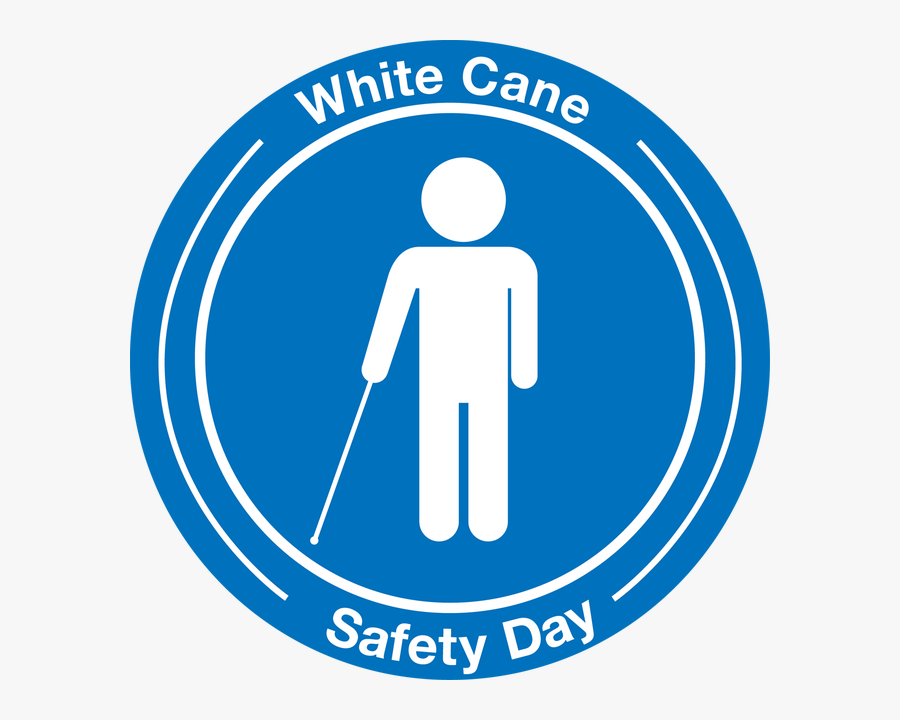 Celebration Clipart Safety - White Cane Safety Day, Transparent Clipart