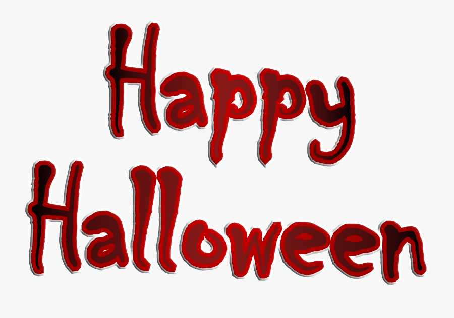 Happy Halloween Clipart Transparent - Happy Halloween Transparent Background, Transparent Clipart