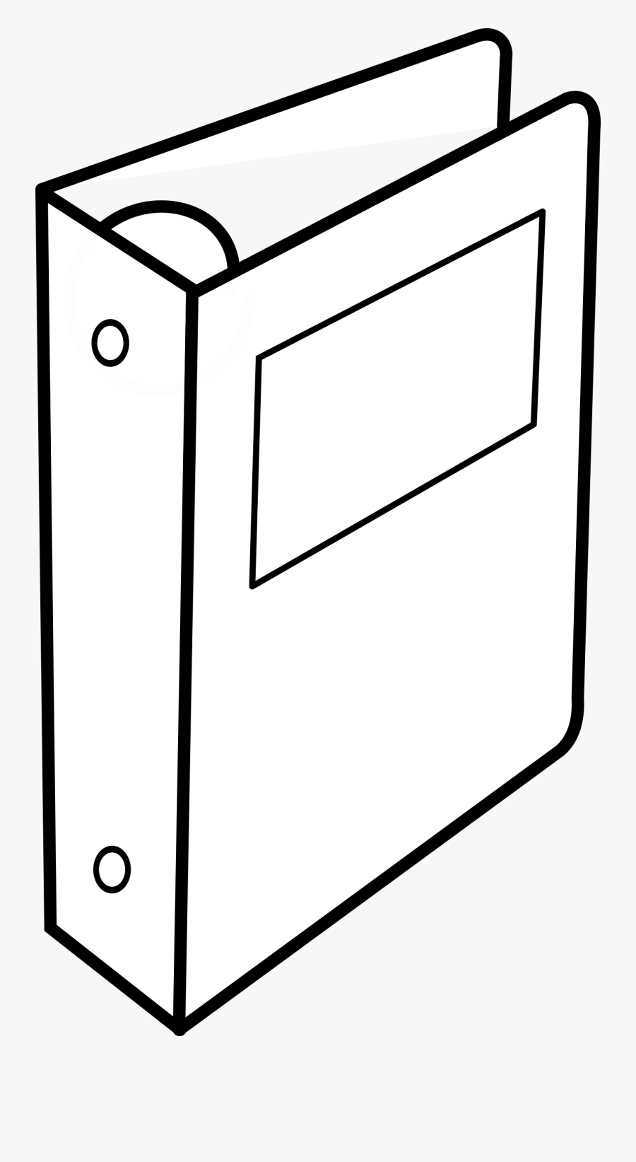 Black And White Binder Clipart, Transparent Clipart