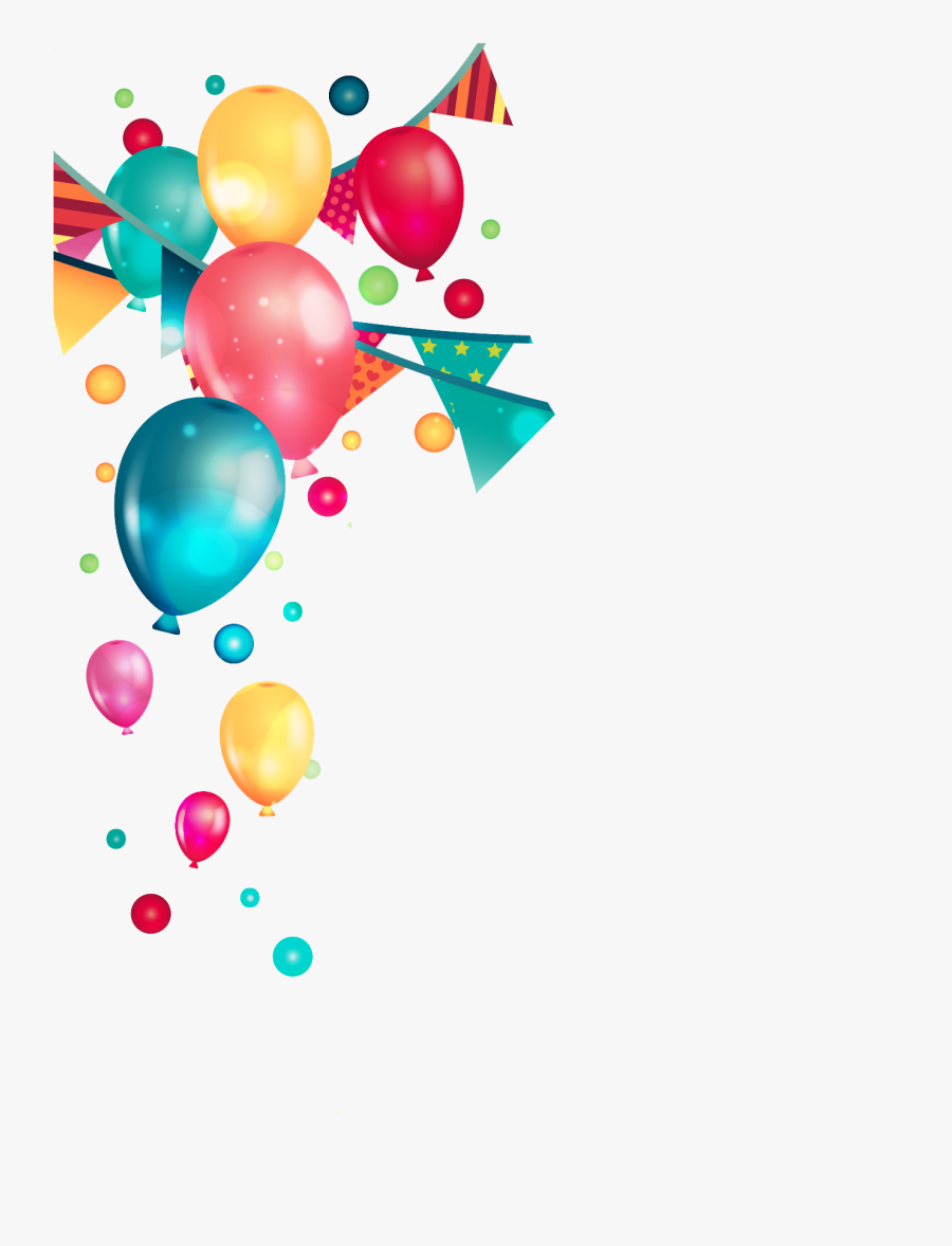 Birthday Cliparts Png Holiday Celebration - Balloons Png Transparent Background, Transparent Clipart