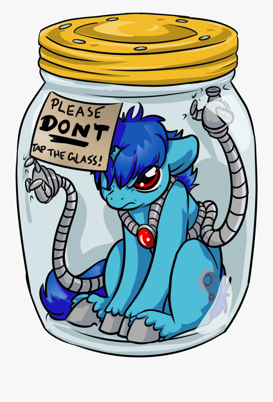 Pony In A Jar Clipart , Png Download - Dragon In A Jar, Transparent Clipart