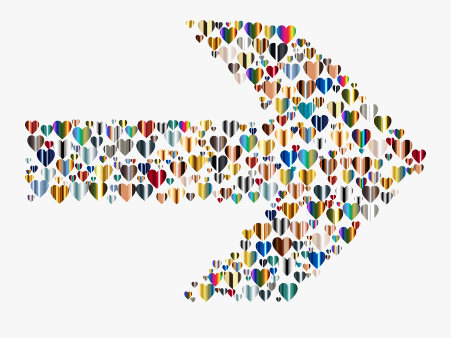 Physcedelic Clipart Celebration - Psychedelic Arrow, Transparent Clipart