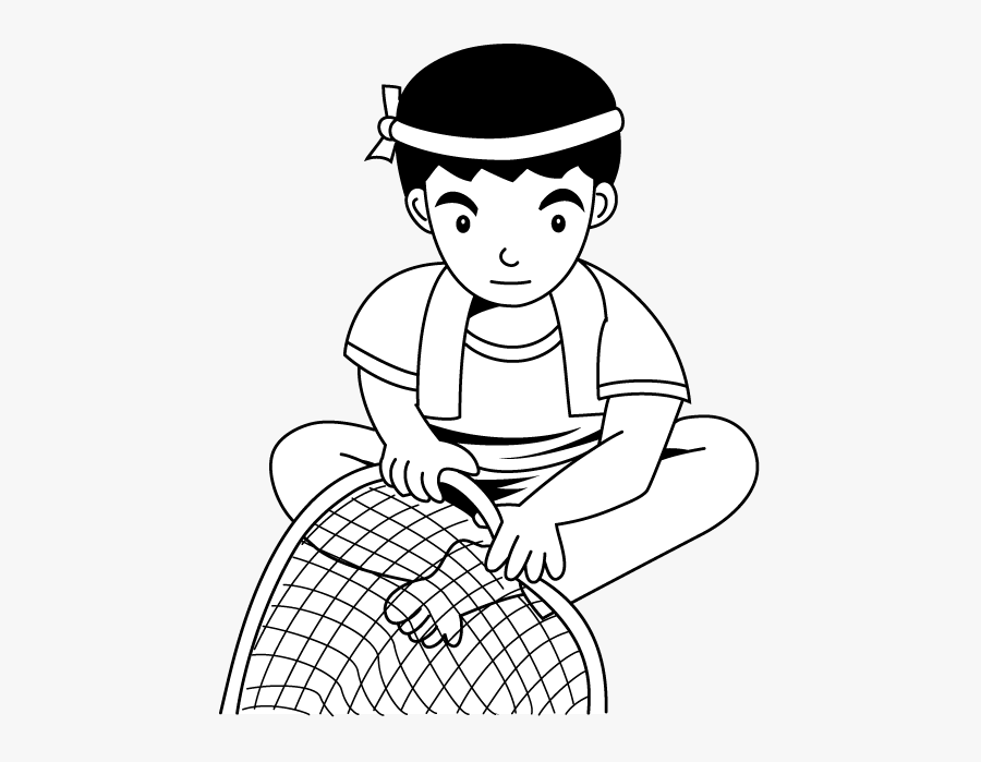 Fishing - Net - Clipart - Fisherman Clip Arts Black And White, Transparent Clipart