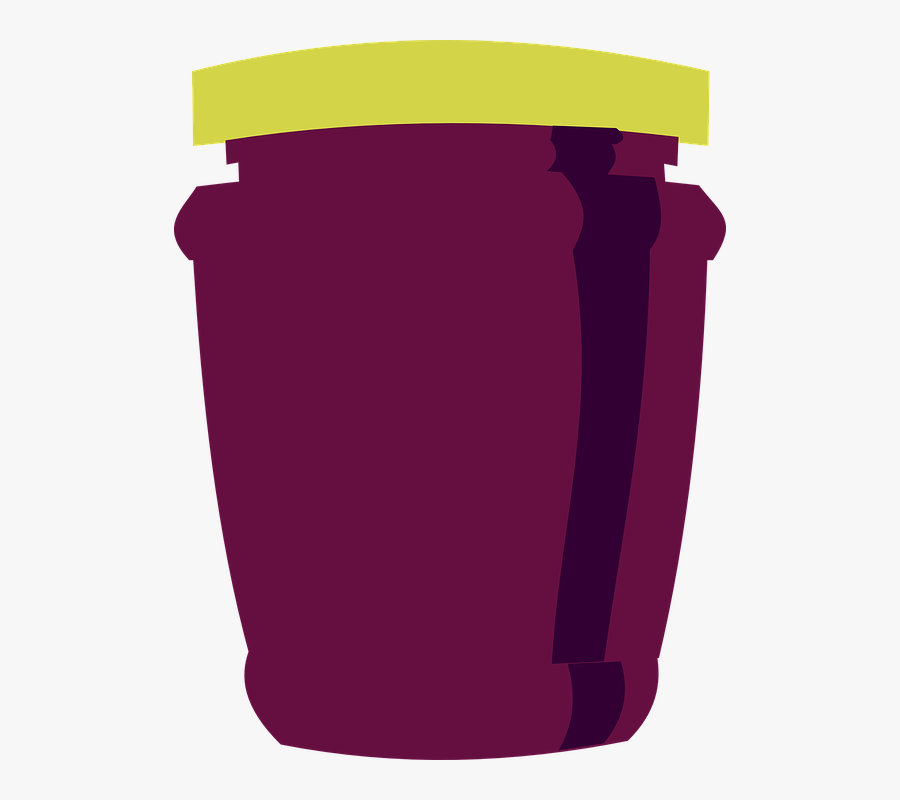 Jelly Clipart Jar Lid - Cartoon Food Jars Png, Transparent Clipart