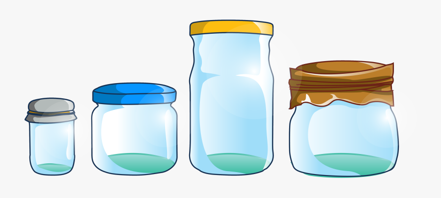Plastic Bottles Clipart Plastic Jar - Clip Art Empty Containers, Transparent Clipart