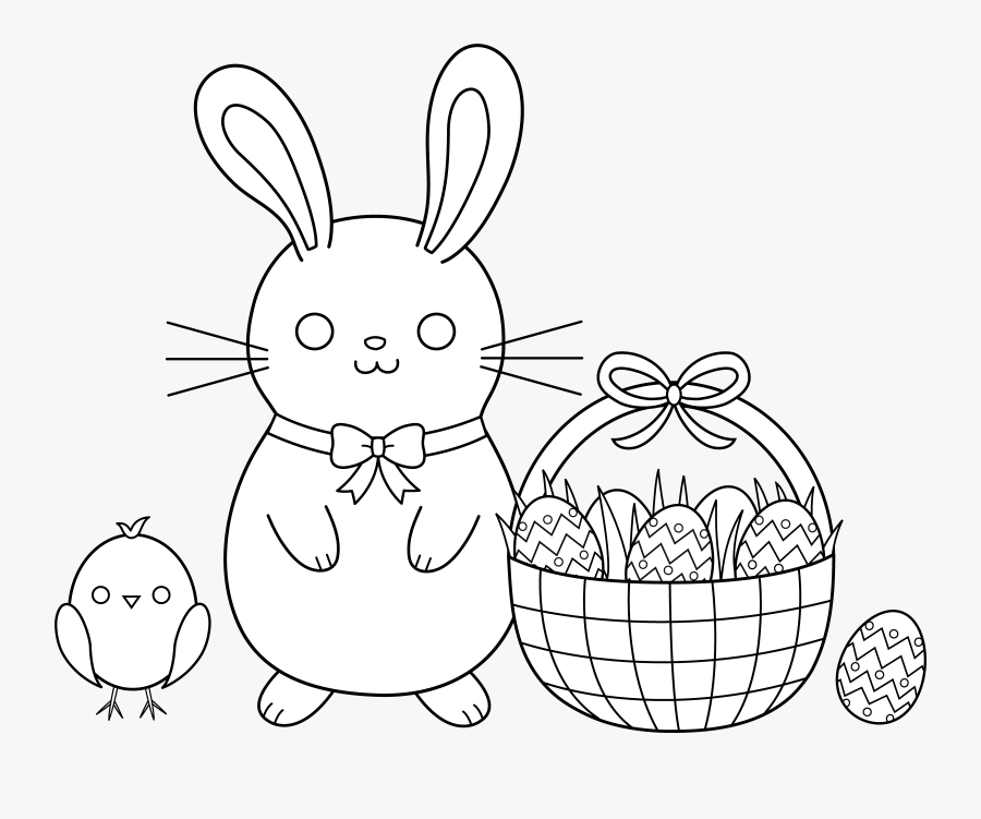 Easter Egg Hunt Clipart Black And White, Transparent Clipart