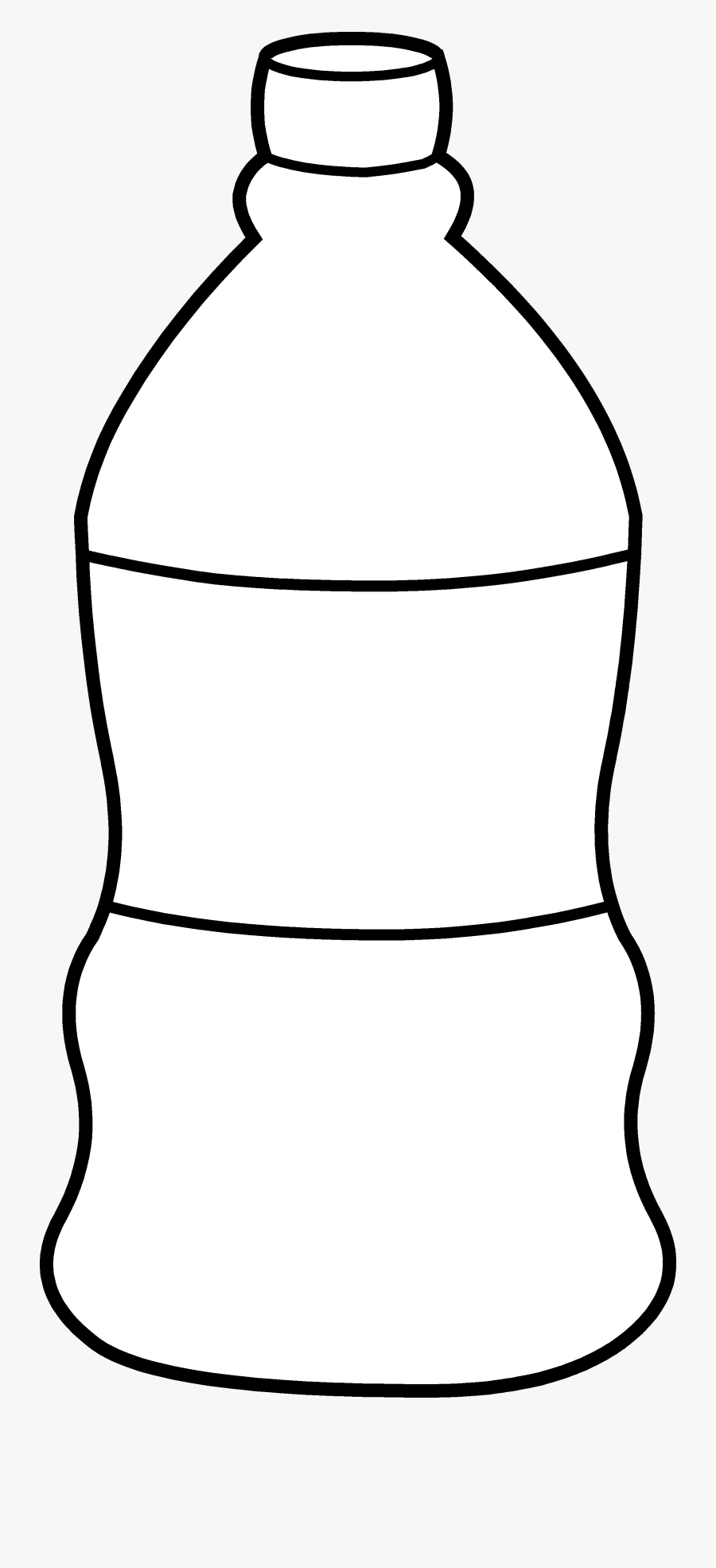 Jar Clipart Water Jar - Blank Drink Bottle Template, Transparent Clipart