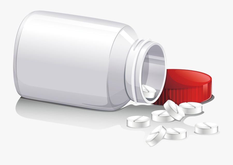 Pharmaceutical Jar Illustration Vector Drug Bottle - Different Types Of Medicine, Transparent Clipart