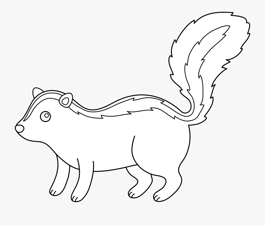 Skunk Clipart, Transparent Clipart