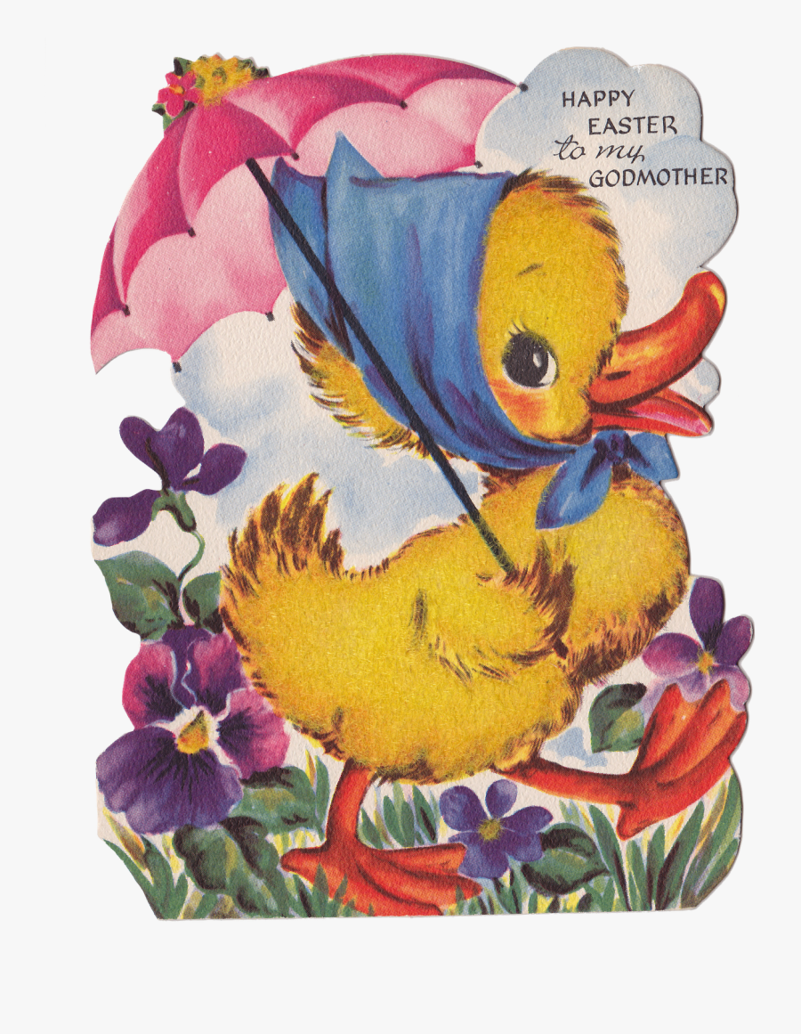 Transparent Happy Easter Clipart Black And White - Vintage Easter Png Transparent, Transparent Clipart