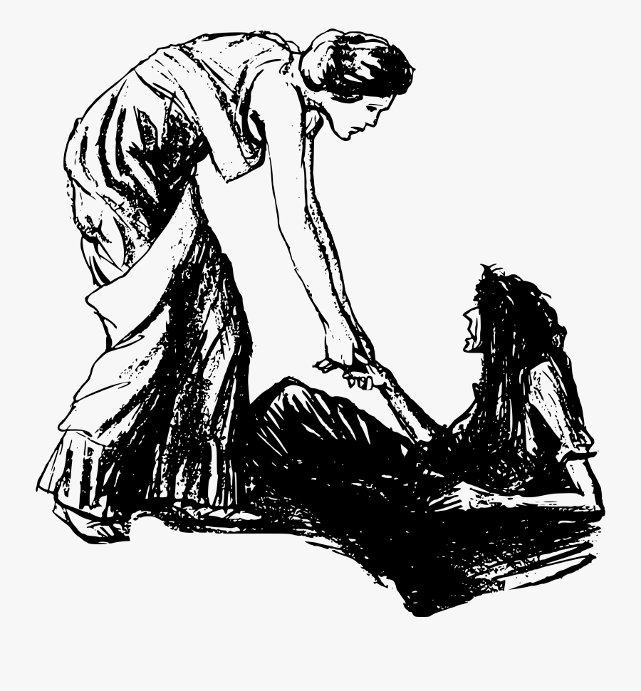 Transparent Help Clipart - Help The Poor Drawing, Transparent Clipart