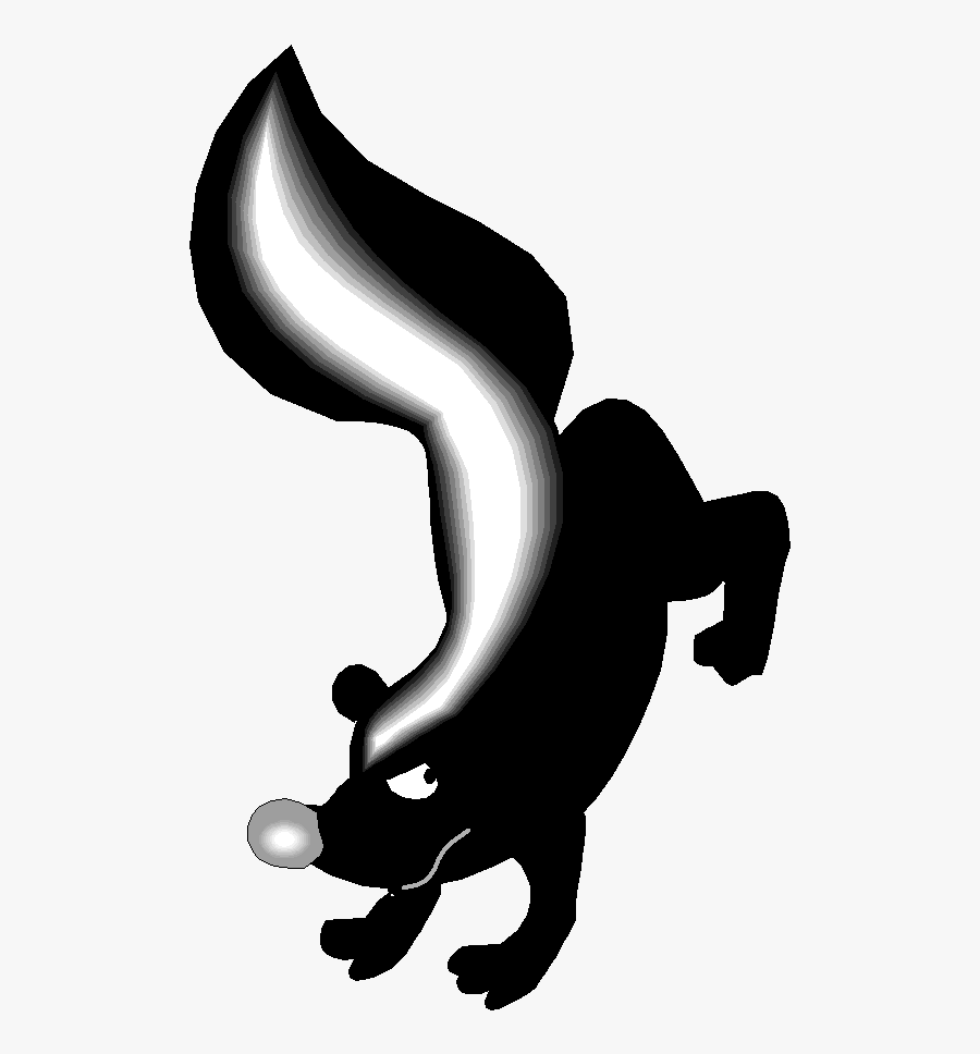 Clip Art Free Images Download Clip - Mean Looking Skunk Cartoon, Transparent Clipart