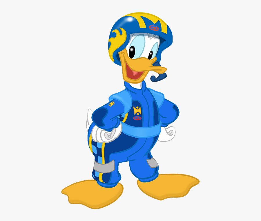 Mickey And The Roadster Racers Donald, Transparent Clipart