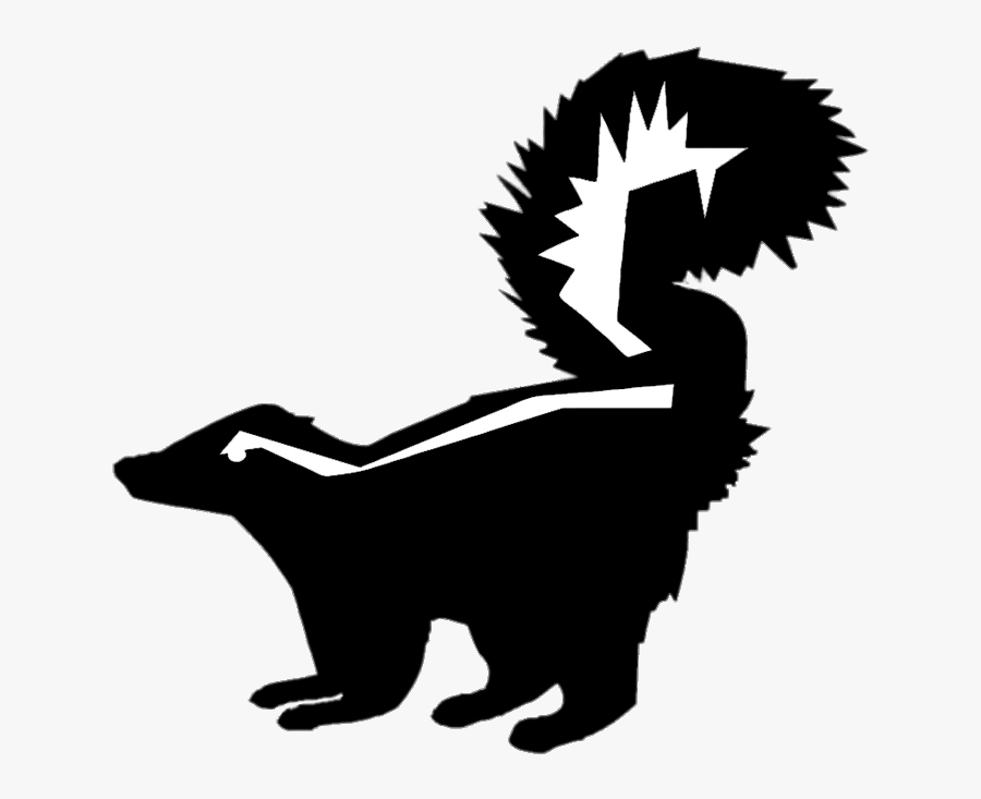 Skunk Silhouette - Skunk Images Silhouette, Transparent Clipart