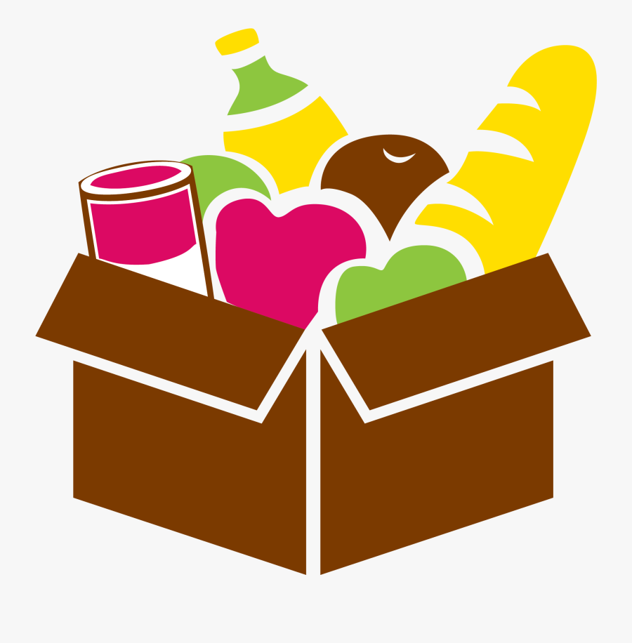 Help Us Placer Food Bank Clipart Transparent - Box Silhouette, Transparent Clipart