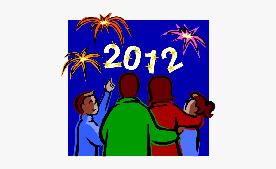 2012 At Night Celebration Svg Clip Arts - New Year Celebration Clipart, Transparent Clipart