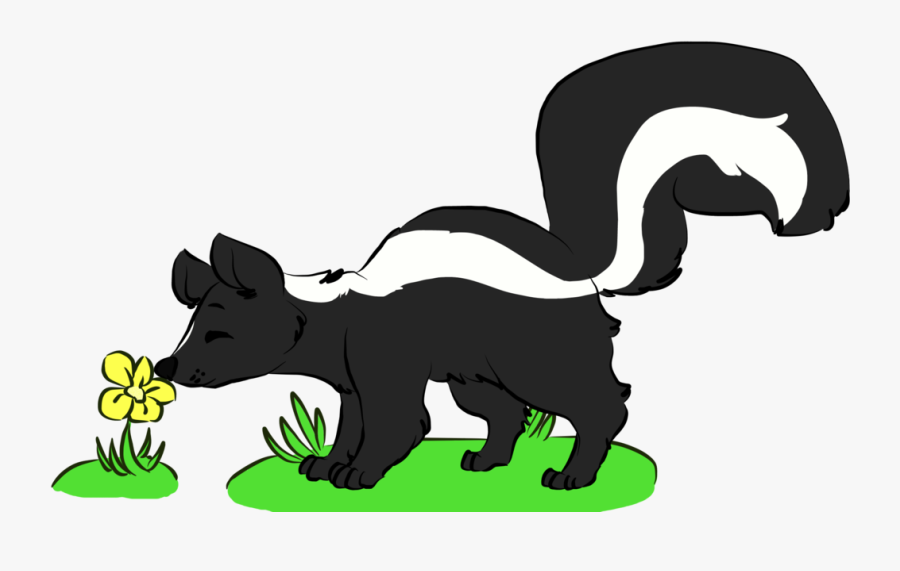 Skunk Clipart Sleeping - Illustration, Transparent Clipart