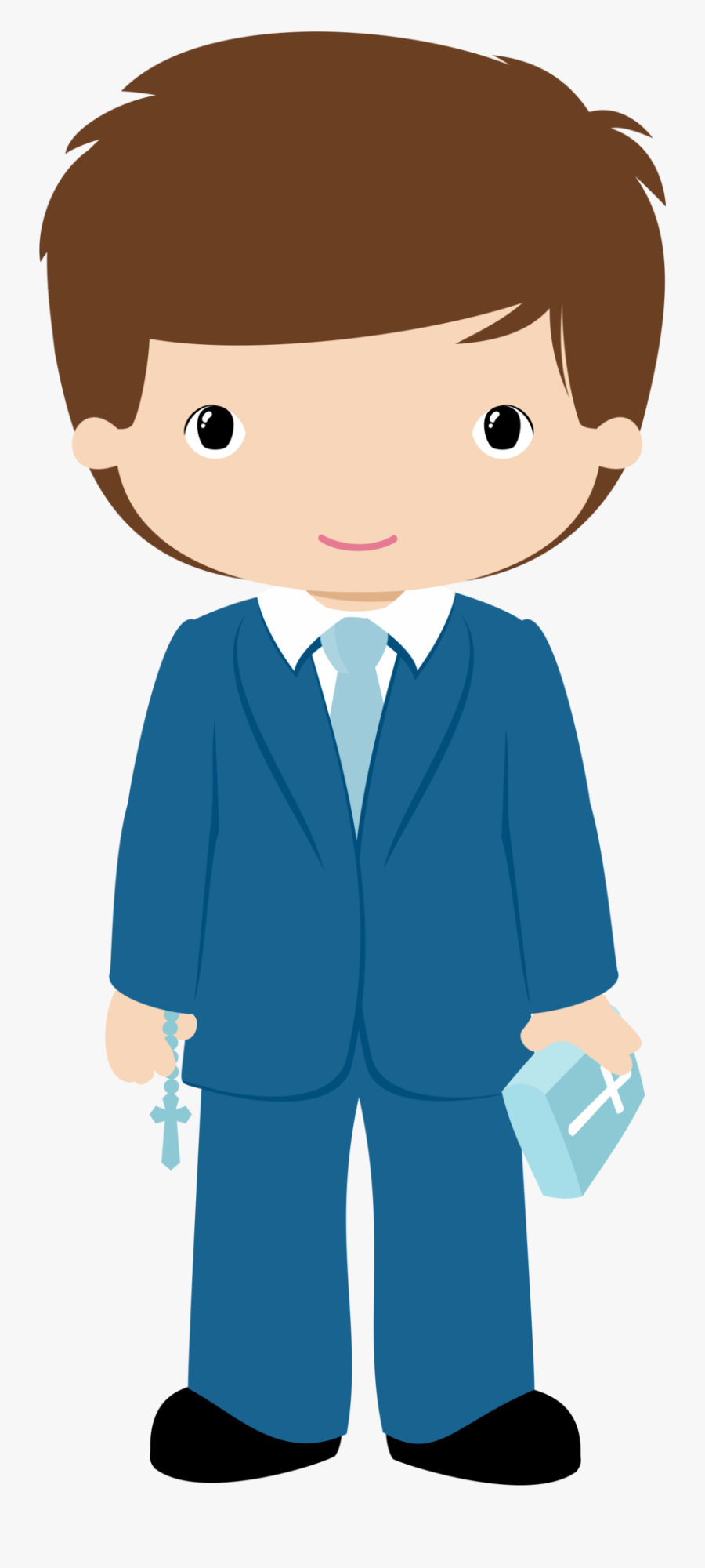Boys In Their First Communion Clip Art - Clip Art Communion Boy Png, Transparent Clipart