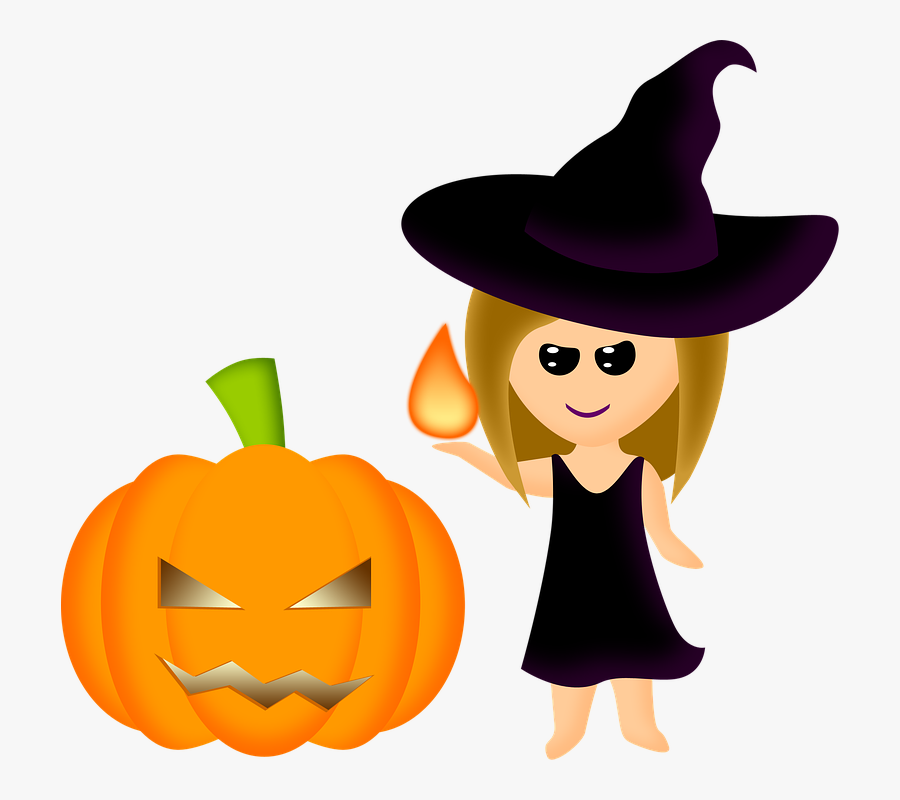 Halloween Witch Pumpkin - Bruja Y Calabazas, Transparent Clipart