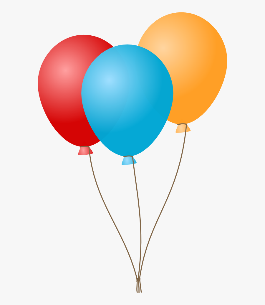 Birthday Balloon Clipart, Transparent Clipart