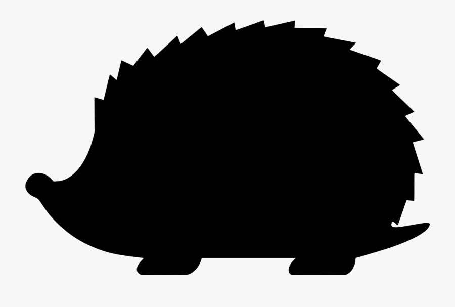 Hedgehog Silhouette - Silhouette Hedgehog Clipart, Transparent Clipart