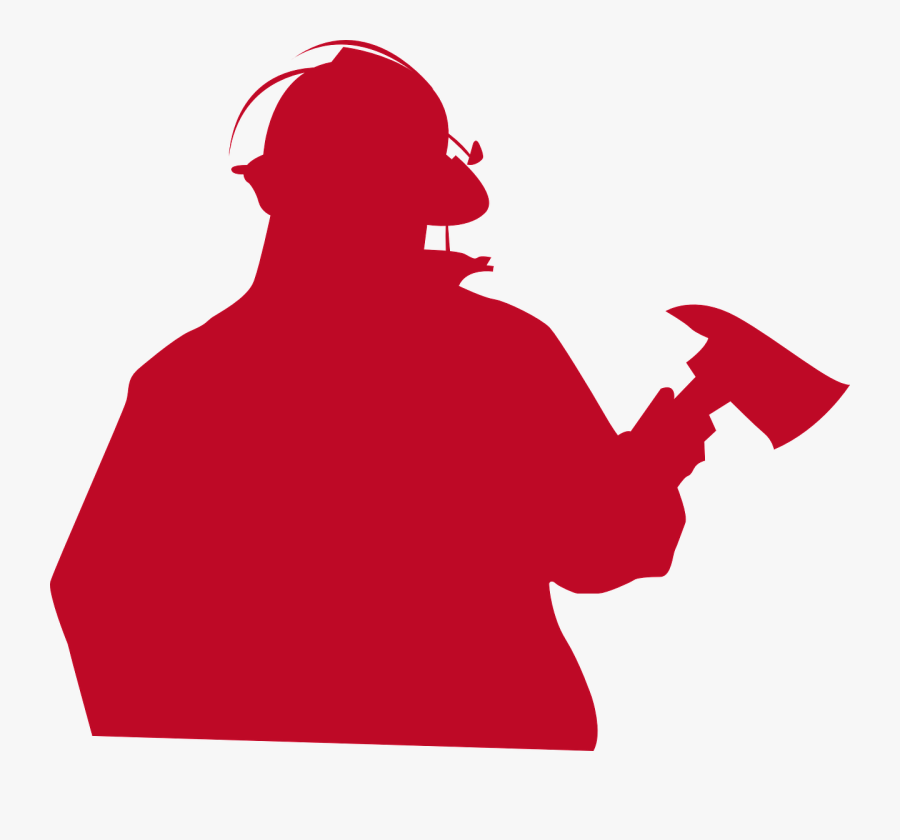 Firefighter Fireman Clip Art At Clker Vector Clip Art - Fireman Silhouette Png, Transparent Clipart