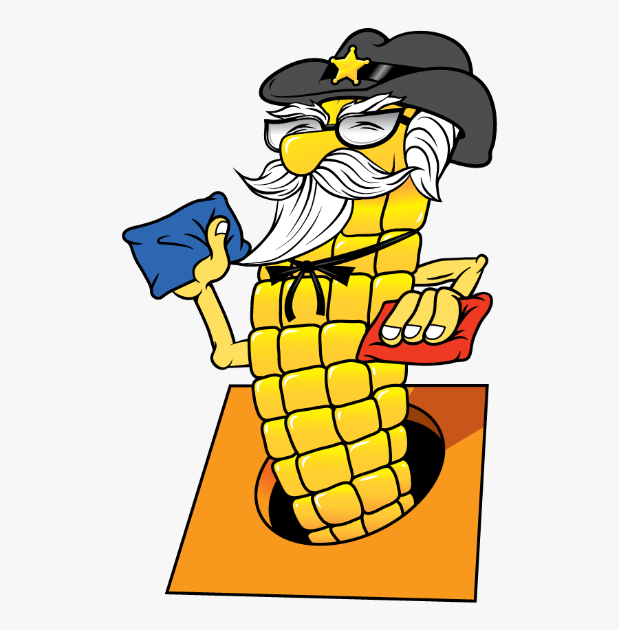 I"ll Help You Set Up A Truly Righteous Cornhole Tournament - Cartoon Of Corn Hole, Transparent Clipart