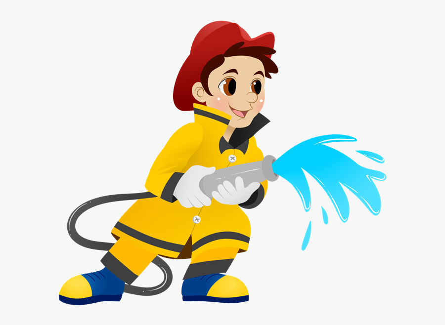 Fireman Cute Firefighter Clipart Free Clipart Images - Fireman Clipart, Transparent Clipart
