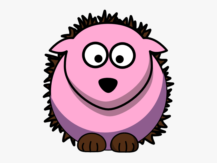 Hedgehog Clipart Pink, Transparent Clipart