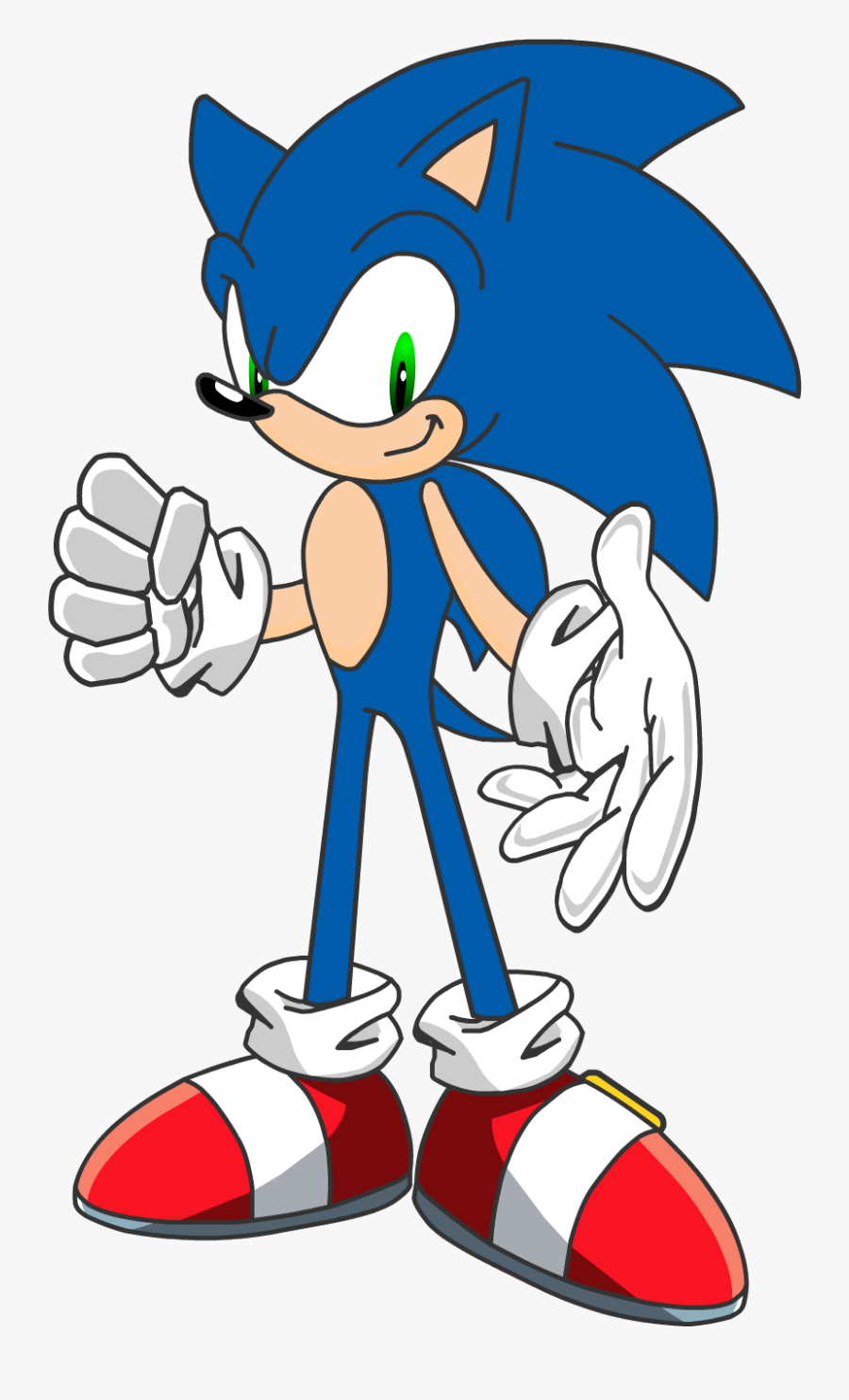 Clip Art X Sonic The - Manga Anime Netflix Adaptation Template, Transparent Clipart