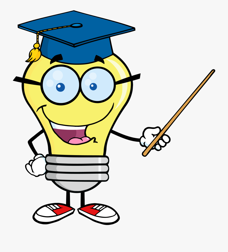 Class Smarter Tech Teaching - Bulb Teacher, Transparent Clipart