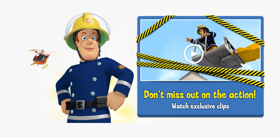Firefighter Clipart Firefighter Outfit - Fireman Sam Now And Then, Transparent Clipart