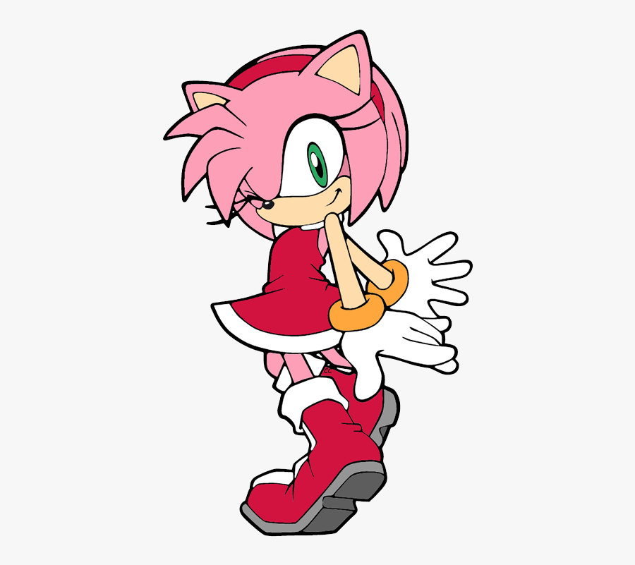 Sonic The Hedgehog Clip Art Images Cartoon - Amy Sonic Advance 3, Transparent Clipart
